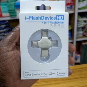 Clé usb 4 en 1 i-FlashDevice HD 128GB  Bouts USB 3.0, USB-C, Micro USB et Lightning