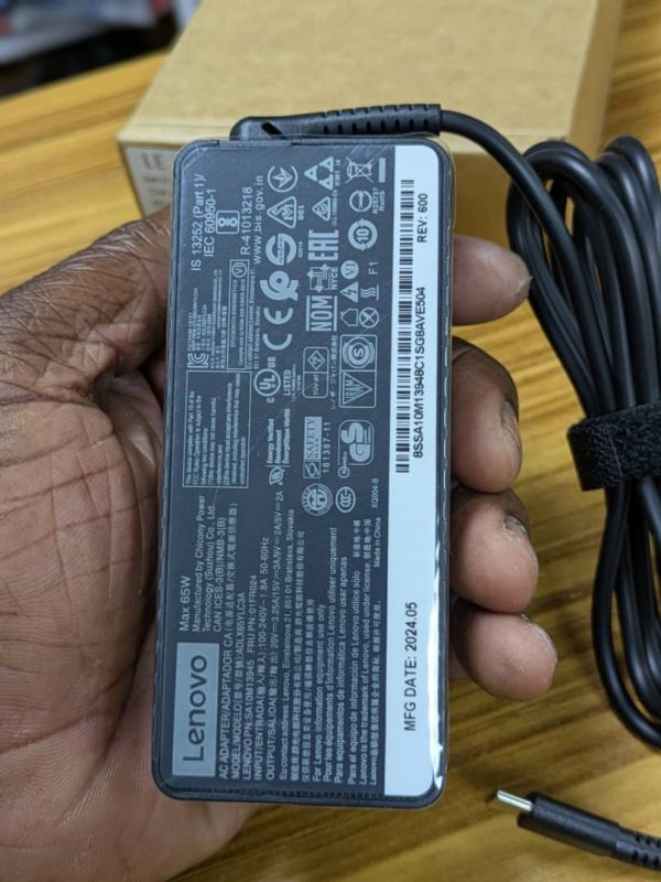 Chargeur LENOVO USB-C 65W – Image 2