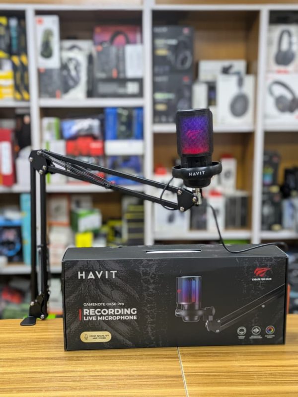 Microphone Havit Gamenote GK50 Pro