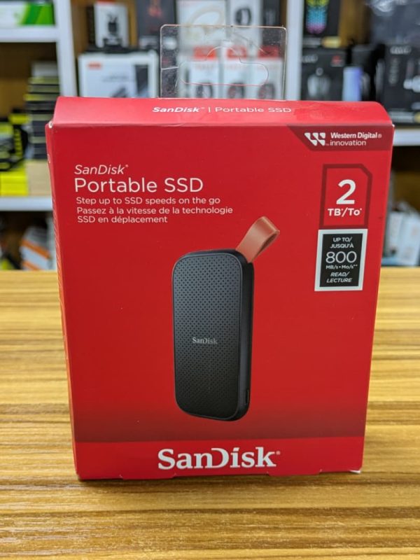 SanDisk SSD Portable 2 To - 800MB/s - Rapide, compact et fiable