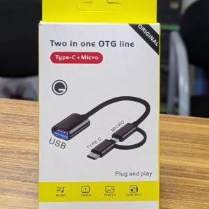 Câble OTG (On-The-Go) 2 en 1 TypeC + Micro