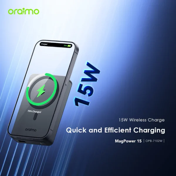 MagPower 15 – Puissance magnétique en format compact : 10 000 mAh, charge rapide sans fil et filaire – Image 4