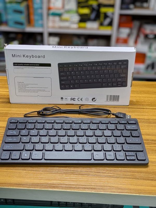 K‑1000 Mini Keyboard – Clavier USB filaire compact (78 touches) – Image 2