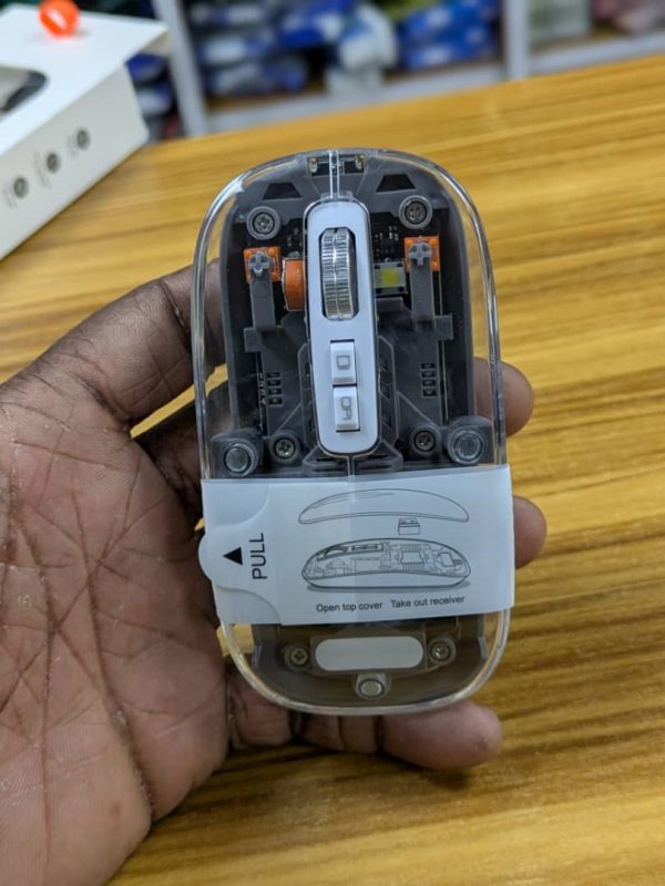Souris Sans Fil Transparente & Rechargeable – Image 4