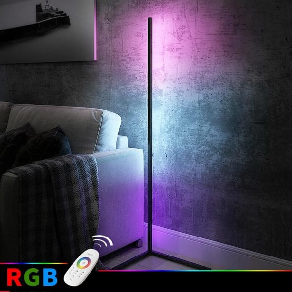 Lampadaire d'angle Led RGB moderne – Image 2