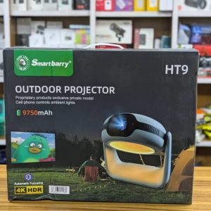 Smartbarry HT9 – Mini vidéoprojecteur intelligent avec batterie  9750mAh