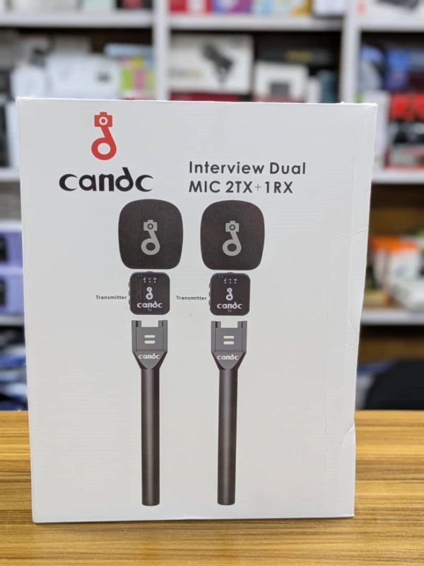 CANDC INTERVIEW – Combo Micro Sans Fil Dual (2 émetteurs + 1 récepteur)