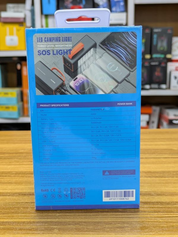 FOOMEE AA50 – Power Bank Haute Capacité 50 000 mAh – Image 3