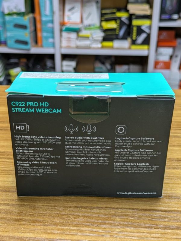 Webcam Logitech C922 Pro HD Stream – Image 3
