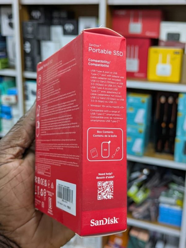SanDisk SSD Portable 1 To - 800MB/s - Rapide, compact et fiable – Image 4