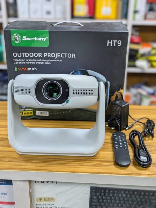Smartbarry HT9 – Mini vidéoprojecteur intelligent avec batterie  9750mAh – Image 3