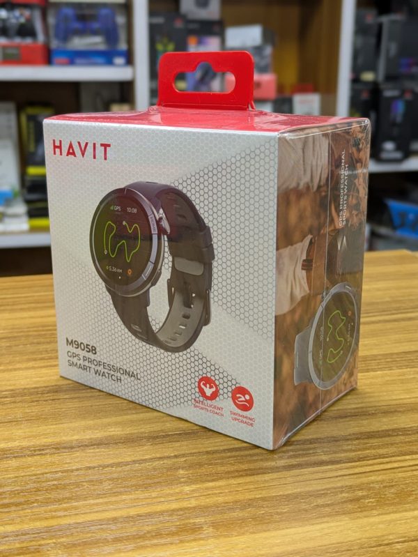 Montre connectée professionnelle d'extérieur Havit M9058 avec écran AMOLED de 1,43" – Image 5