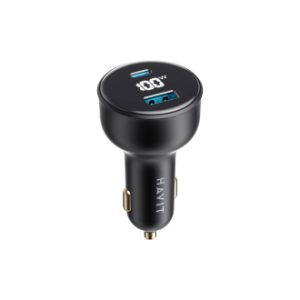 Chargeur de voiture HAVIT HV-CC100W 100W USB+USB-C