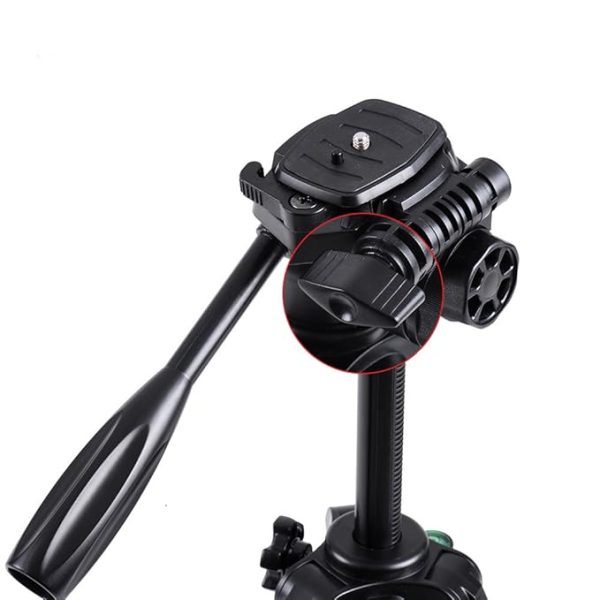 Trépied en aluminium MSC Yunteng avec étui de transport pour reflex numérique (Vct-690, noir) – Image 5
