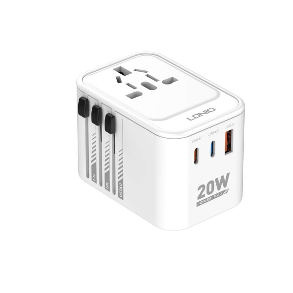 Adaptateur de voyage GaN 3 ports USB 20 W Z9