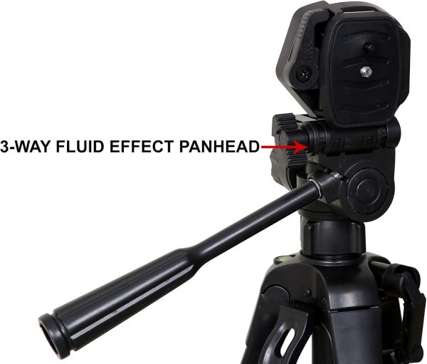 Trépied pour Appareil Photo/Caméscope Weifeng - 167cm (WT-3560) – Image 9