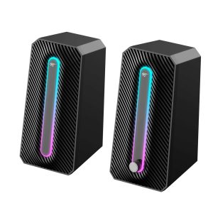 Enceintes de jeu stéréo HAVIT HV-SK216 USB RGB Noir