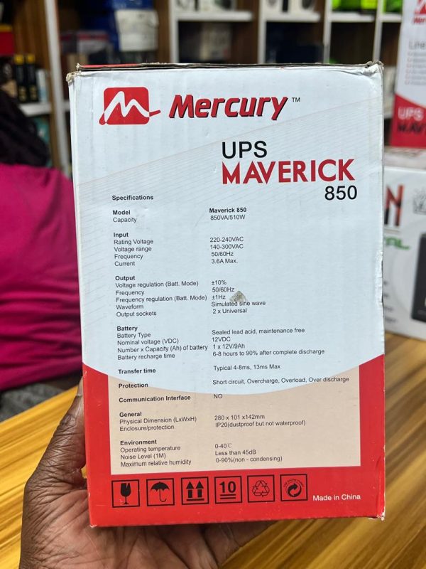 Onduleur Mercury Maverick 850VA – Image 2