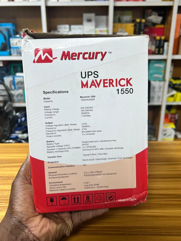 Onduleur Mercury Maverick 1550VA – 930 Watts – Image 2