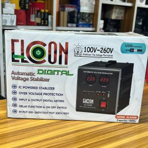 Régulateur Automatique de Tension Numérique ELCON 1000VA