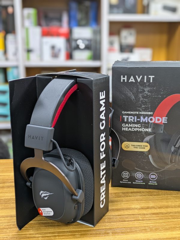Casque de jeu HAVIT H2002BG – Tri-mode, son immersif et confort optimal – Image 2
