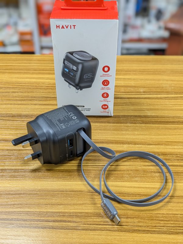 Chargeur de voyage Havit UC252 – GaN 65 W – Image 3
