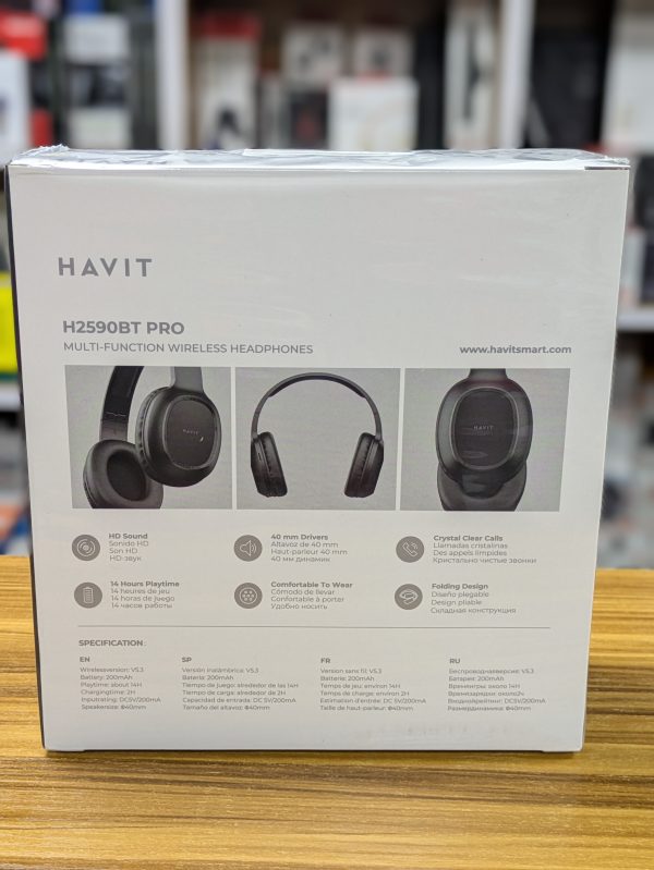 Casque - Havit - H2590BT PRO - Bluetooth 5.3 - Autonomie 14H – Image 4