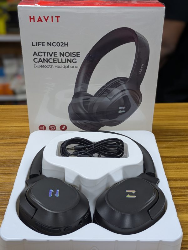 Casque Bluetooth pliable sans fil Havit H612BT LIFE NC02H – 50 h d'autonomie | Mode jeu | Charge rapide USB-C – Image 3