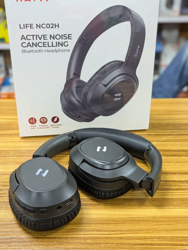 Casque Bluetooth pliable sans fil Havit H612BT LIFE NC02H – 50 h d'autonomie | Mode jeu | Charge rapide USB-C – Image 4