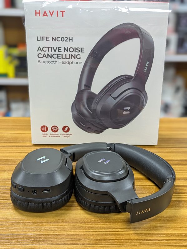 Casque Bluetooth pliable sans fil Havit H612BT LIFE NC02H – 50 h d'autonomie | Mode jeu | Charge rapide USB-C – Image 2