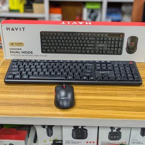 Clavier et souris sans fil double mode Havit KB261WB (2,4 GHz + Bluetooth 5.1)
