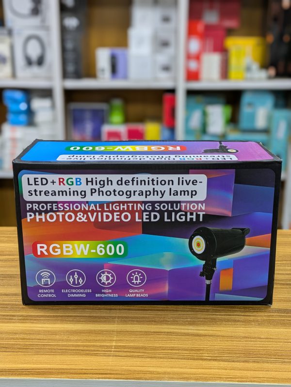Lampe LED+RGBW-600 Professionnelle Photo & Vidéo – Image 2