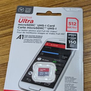 Carte mémoire SanDisk microSDXC™ UHS-I 512GB - Jusqu'à 150MB/s