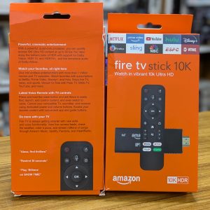 Amazon Fire TV Stick 10K HDR - Streaming Ultra HD Vibrant et Puissant avec Télécommande Vocale Alexa