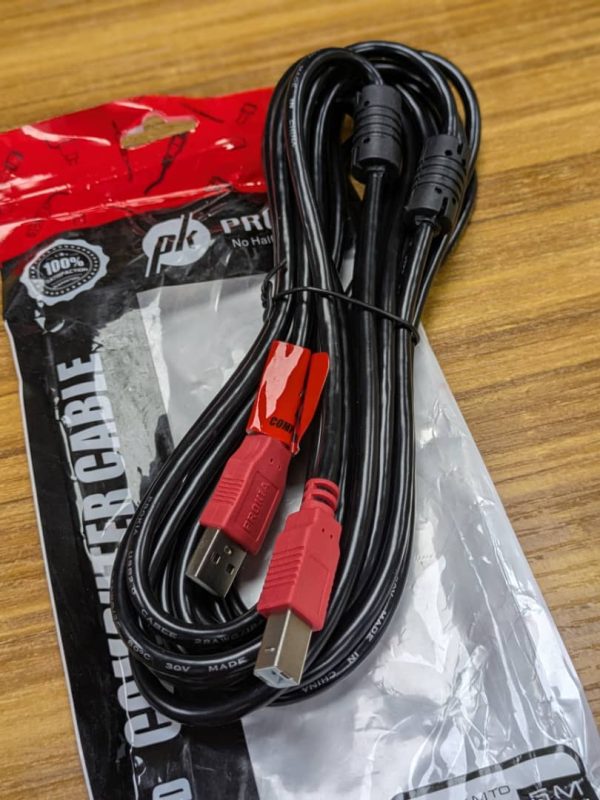 Câble USB 2.0 Type A mâle vers Type B mâle (imprimante/scanner) – Marque Proma