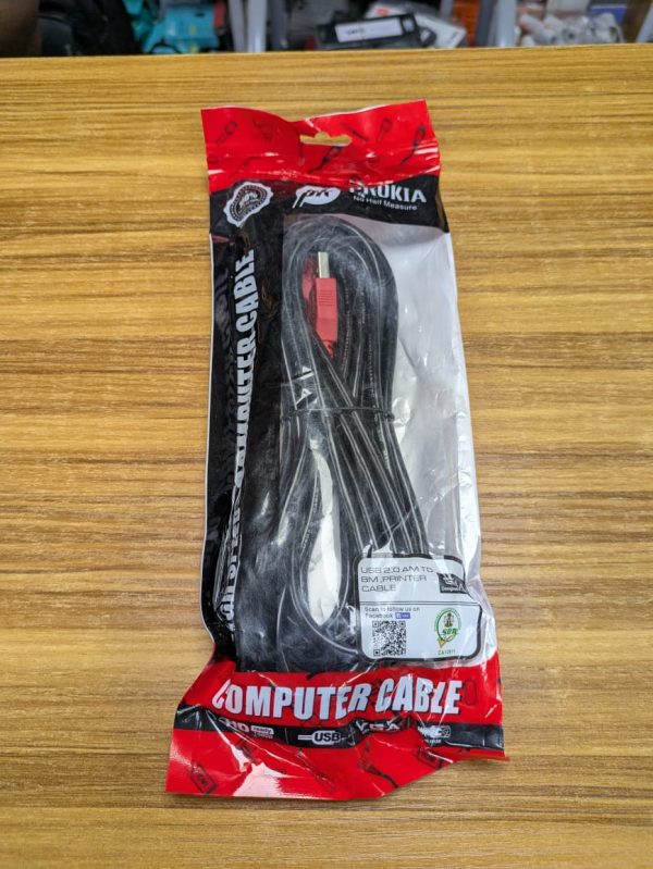Câble USB 2.0 Type A mâle vers Type B mâle (imprimante/scanner) – Marque Proma – Image 2