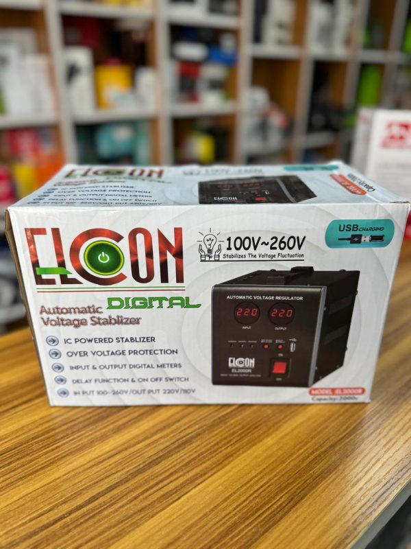 Régulateur Automatique de Tension Numérique ELCON 2000VA