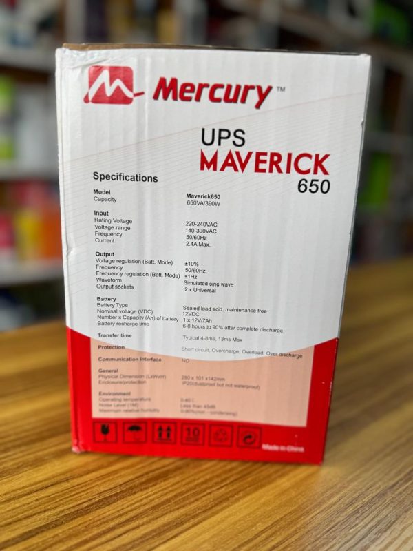 Onduleur Mercury Maverick 650VA – Image 2