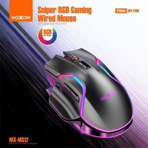 Souris gaming filaire MOXOM MX-MS12 Sniper RGB