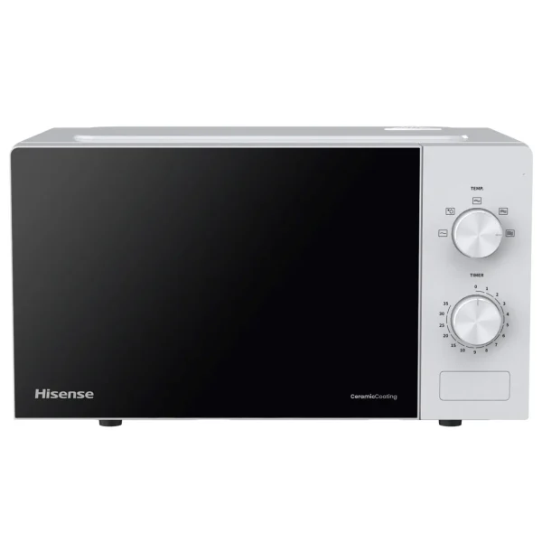 Micro-ondes Hisense H20MOWS14 – 20L, 700W, Contrôle Mécanique
