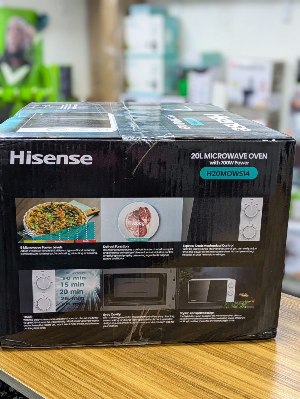 Micro-ondes Hisense H20MOWS14 – 20L, 700W, Contrôle Mécanique – Image 7