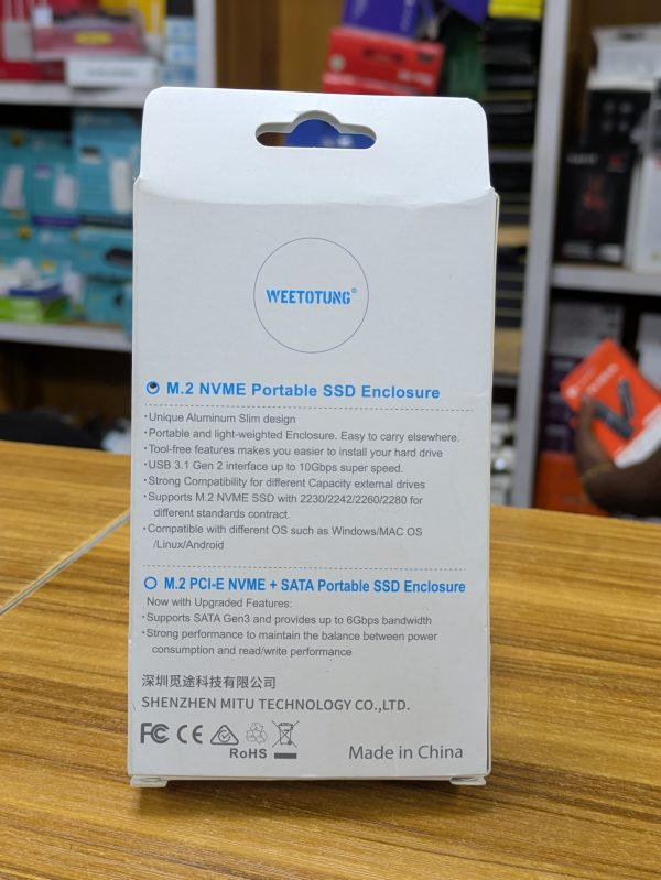 Boîtier SSD Portable M.2 NVMe / SATA – Yottamaster – Image 4