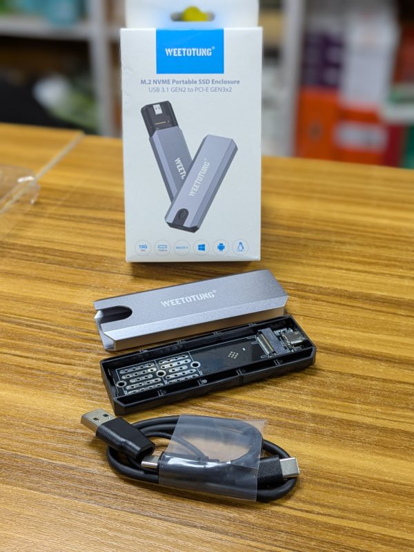 Boîtier SSD Portable M.2 NVMe / SATA – Yottamaster – Image 2
