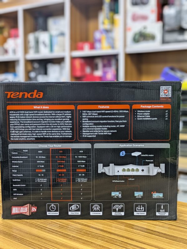 Tenda AC1200 Smart Dual-Band WiFi Router – Image 6