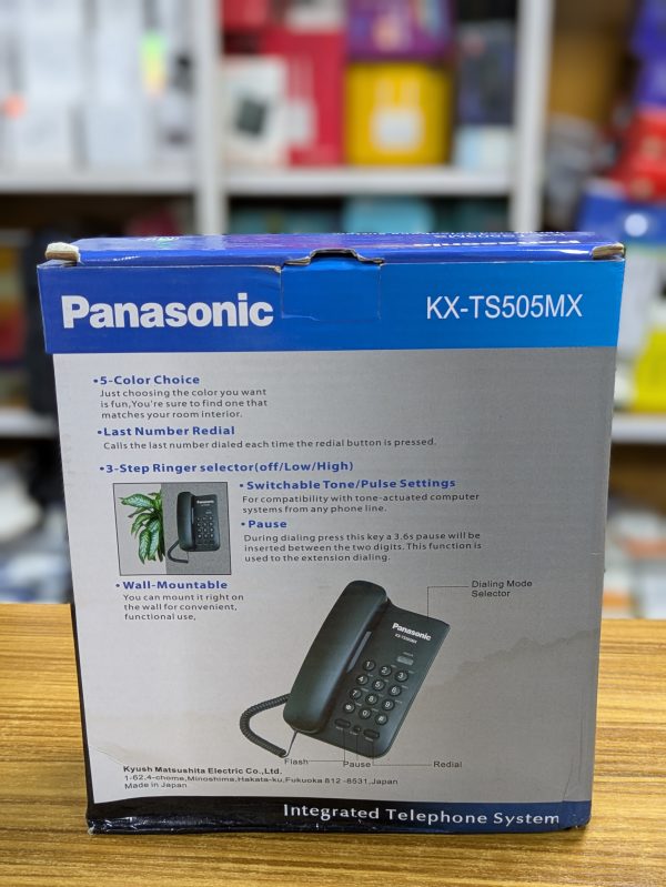 Panasonic KX-TS505MX – Téléphone filaire intégré – Image 3