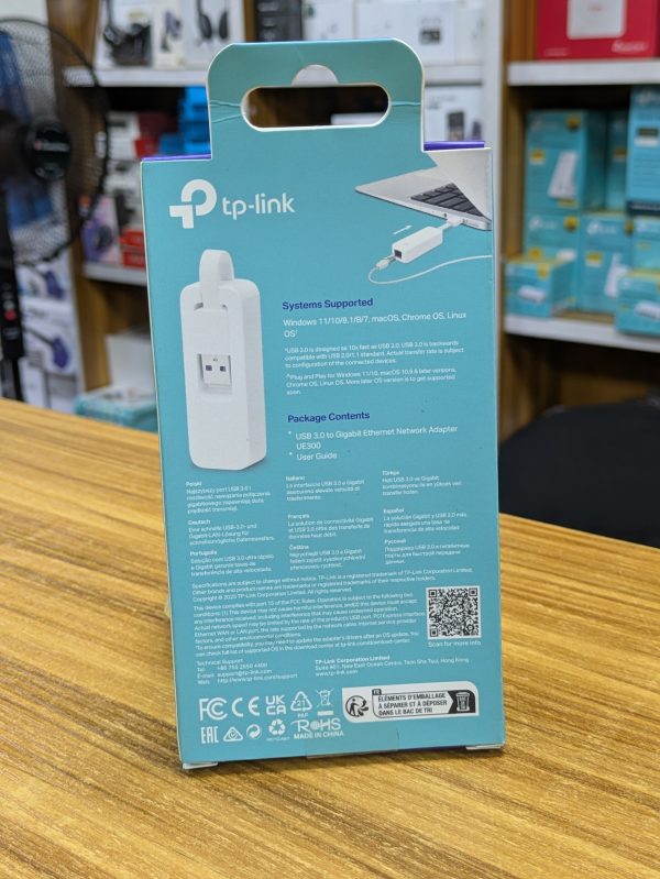 Adaptateur Réseau TP-Link UE300 – USB 3.0 vers Ethernet Gigabit – Image 2
