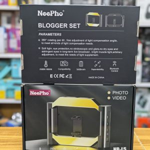 NeePho Blogger Set NP-15 – Kit de Lumière Professionnel pour Vloggers et Créateurs de Contenu