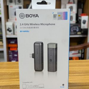 Boya BY-WM3U – Microphone sans fil universel 2.4 GHz