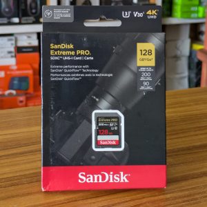Carte mémoire SanDisk Extreme PRO SDXC UHS-I 128 Go