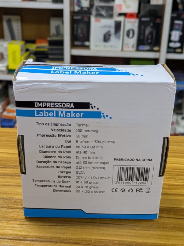 Imprimante d’étiquettes autocollant Bluetooth PT-260 – Image 4